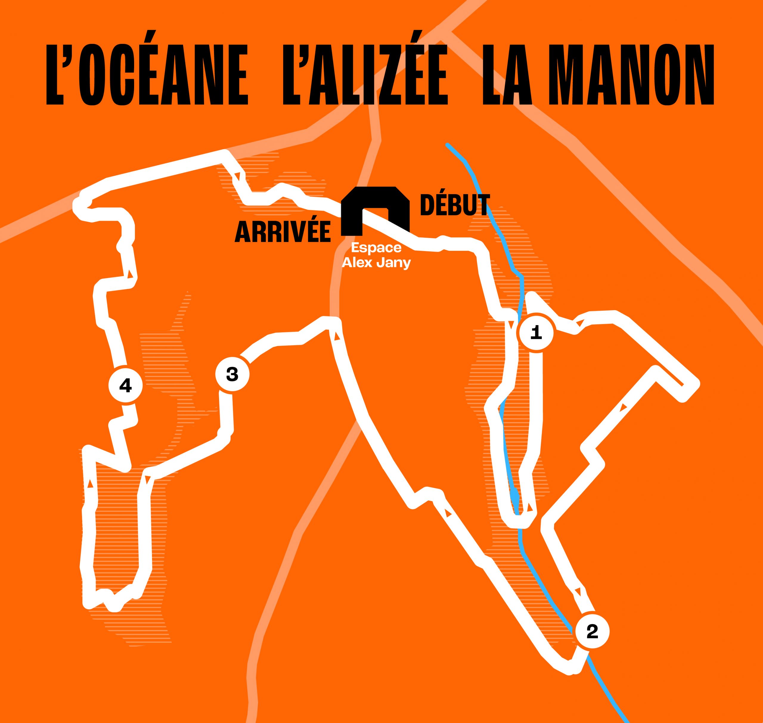 Plans des parcours pour adultes